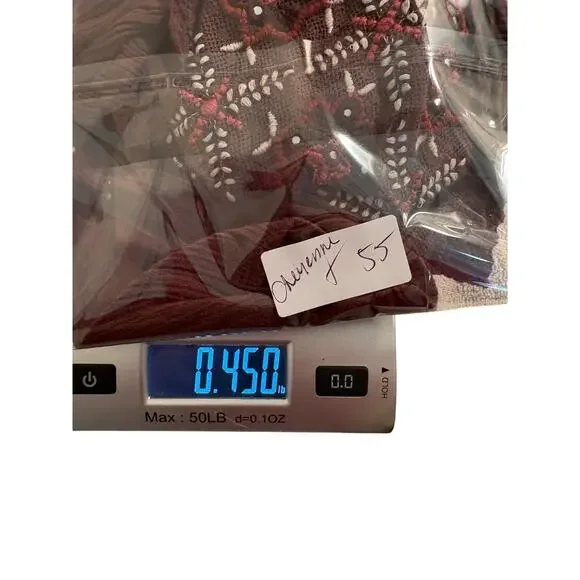 Boho country Shyanne Women's Tie Back Embellished Tank Size XL - Picture 11 of 11